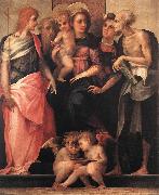 Madonna Enthroned with Four Saints Rosso Fiorentino